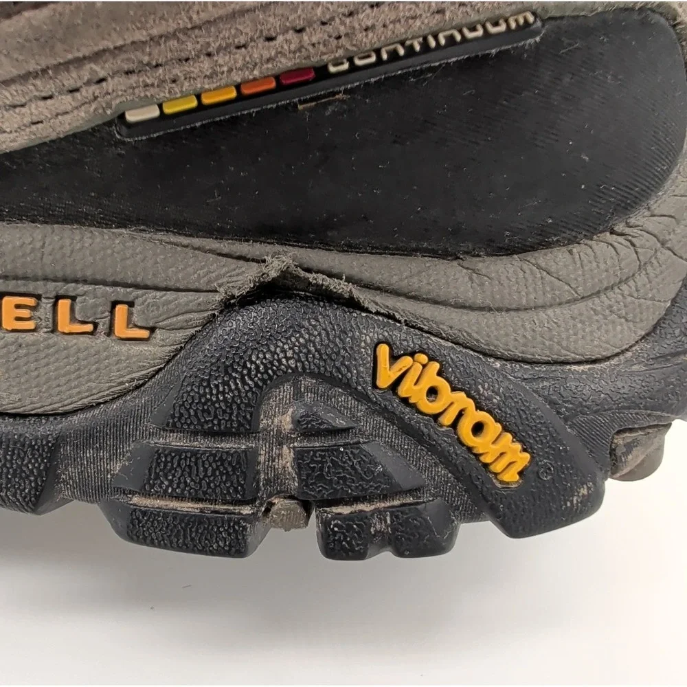 MERRELL MESA VENTILATOR 2 II Walnut Brown Suede HIKING Shoes Boots Mens 9.5 VGUC